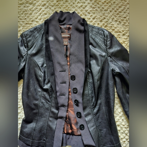 DANIER LEATHER JACKET - Picture 1 of 11